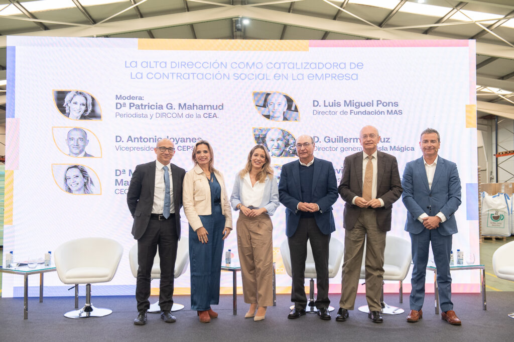 Antonio Joyanes (CEPSA), María Ángeles Martín Prats (Skylife), Patricia G. Mahamud (CEA), Guillermo Cruz (Isla Mágica), Luis Miguel Pons (Fundación MAS), David Pena (Endesa)